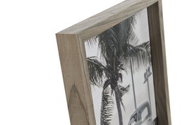 DKD Home Decor Marco Foto Romántico 20x25 Gris 26.5 x 21.5 cm