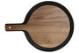 DKD Home Decor Tabla de Cortar Acacia con Pizarra Negra 38x28x1,8 cm