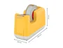 LEITZ Portarrollos Cosy Amarillo con Cinta de 33 m