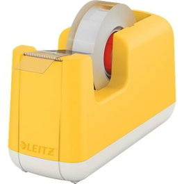 LEITZ Portarrollos Cosy Amarillo con Cinta de 33 m