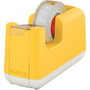 LEITZ Portarrollos Cosy Amarillo con Cinta de 33 m