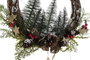 DKD Home Decor Decoracion Colgante Navidad Alpina Multicolor 11 x 65 x 40 cm (2 Unidades)