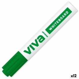 Molin Set de 12 Rotuladores Pizarra Blanca Verde
