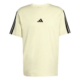 Camiseta de Manga Corta Hombre Adidas 3stripes Beige