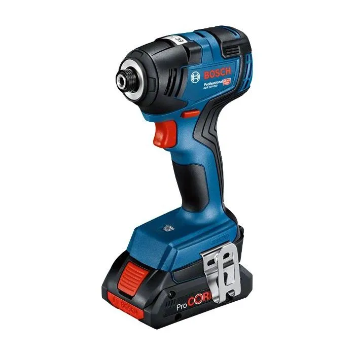 Bosch Professional Kit Combo 2 Herramientas 18V: GDR 18V-200 + GSR 18V-55 + GBA 18V 2x4.0Ah + GAL 18V-40