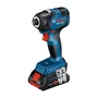 Bosch Professional Kit Combo 2 Herramientas 18V: GDR 18V-200 + GSR 18V-55 + GBA 18V 2x4.0Ah + GAL 18V-40