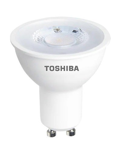 TOSHIBA Bombilla LED GU10 7W 6500K DIMABLE - ULT.UDS - Bombilla LED Dimmable Blanca Fria