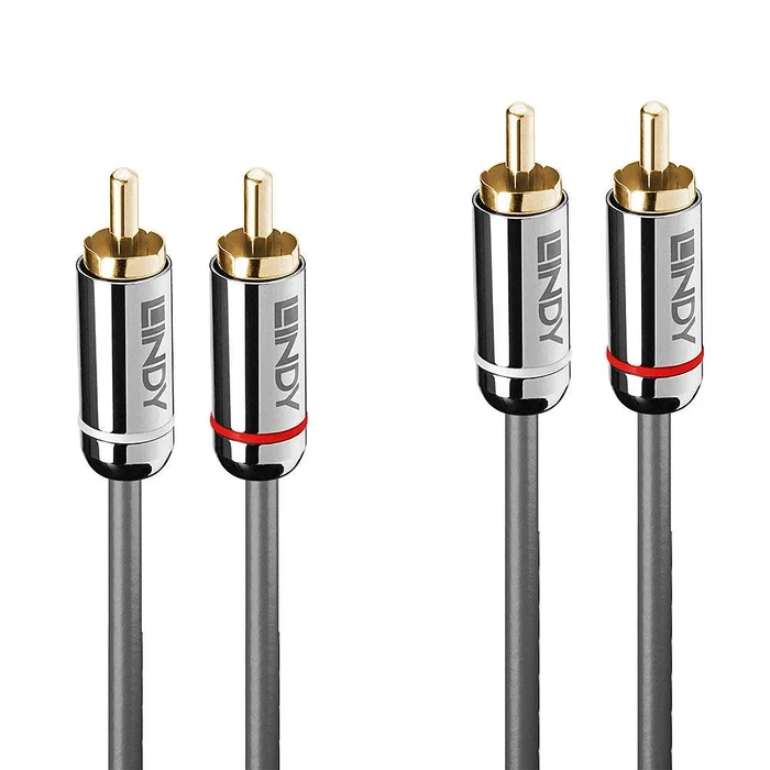 Lindy 35348 Cable de Audio 5 m 2 x RCA Macho-Macho Antracita Lindy 35348 Cable de Audio 5 m 2 x RCA Macho-Macho Antracita