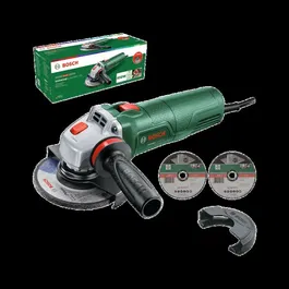 Bosch UniversalGrind Amoladora angular con cable 850 W, 125 mm, 3 discos incluidos, 850-125