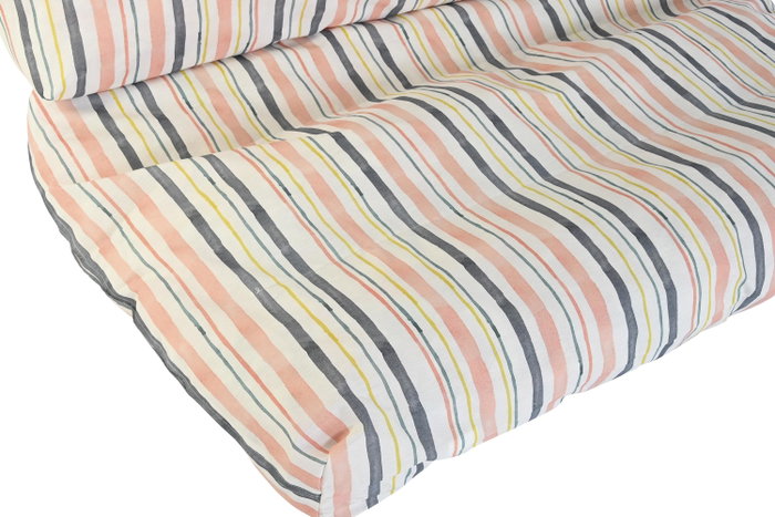 DKD Home Decor Cojin Suelo Terraza Y Jardin Multicolor 80 x 16 x 120 cm Resistente Agua Antimanchas Set 2