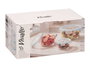 VIVALTO Set de 3 fiambreras herméticas redondas de vidrio