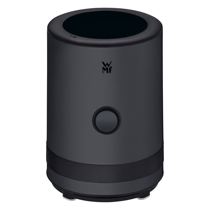WMF KITCHENminis 0416500071 Licuadora de vaso, 0.6 L, 300 W, Negro, Smoothie-to-go deep black