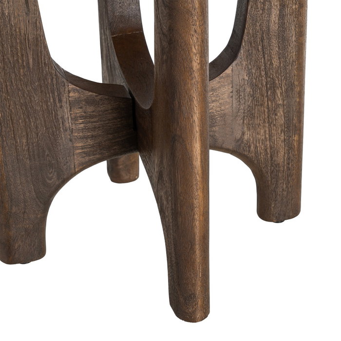 Mesita Natural Madera de Mango 50 X 50 X 56 cm