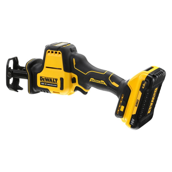 DeWALT Sierra de sable compacta 18V DCS369NT-XJ, Motor sin escobillas, Negro, Amarillo, Profundidad de corte 9 cm