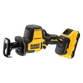 DeWALT Sierra de sable compacta 18V DCS369NT-XJ, Motor sin escobillas, Negro, Amarillo, Profundidad de corte 9 cm