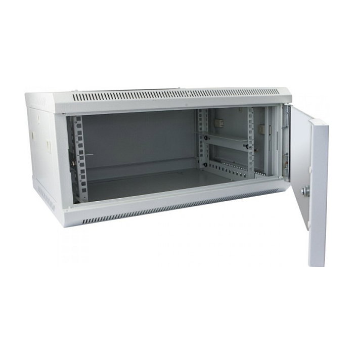 ALLNET Bastidor de pared 19 pulgadas 6HE SMC-Serie Gris claro