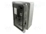 PAWBOL Carcasa de pared de policarbonato gris IP65 IK10