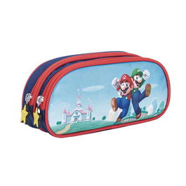 Toybags Estuche Super Mario Triple 37 x 27 x 17 cm con Interior Forrado y Cremalleras de Alta Calidad