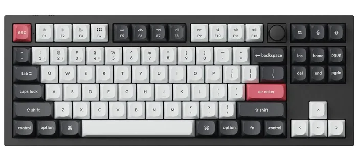 Keychron Q3H-M1 Teclado Mecánico 80% TKL Magnético Carbon Black Gaming Inalámbrico RGB Keychron Q3H-M1 Teclado Mecánico 80% TKL Magnético Carbon Black Gaming Inalámbrico RGB
