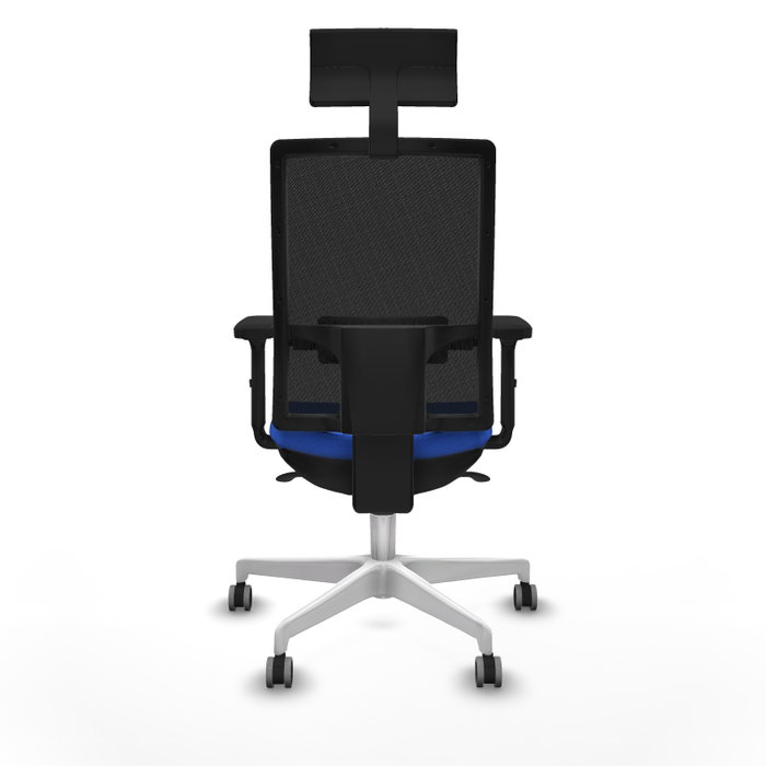 PIQUERAS Y CRESPO Silla de oficina Horna con mecanismo Sincro, Azul y Negro