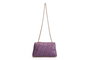 Lucky Bees Bandolera 923 Lila Piel de Polivinilo
