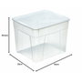 Mondex Caja de almacenaje Space Box 4H 34,5 l Transparente