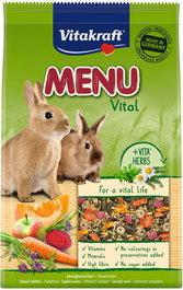 Vitakraft Menu Aroma Conejos Pienso Alimento Completo Diario para Conejos Enanos 5kg