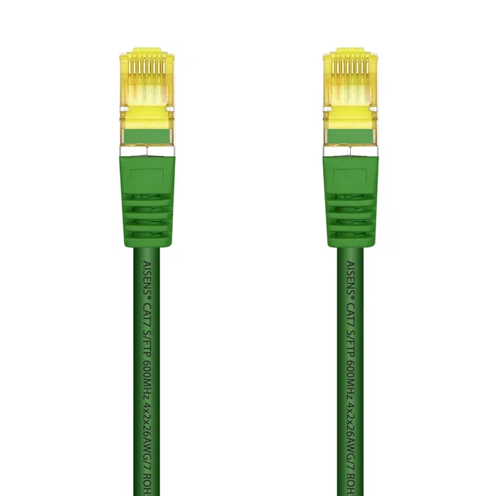 Aisens Cable de Red Latiguillo RJ45 Cat.7 S/FTP PIMF AWG26 2m Verde