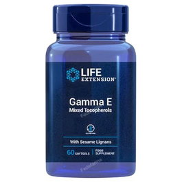 Life Extension Suplemento de Vitamina E con Gamma y Mezcla de Tocoferoles, 60 Cápsulas Blandas