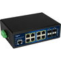 ALLNET ALL-SGI8112PMJ Switch PoE Gestionable Industrial 8+4P