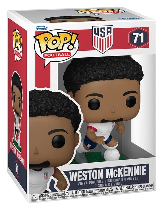 Funko POP! Football Vinyl Figura USA - Weston McKennie Funko POP! Football Vinyl Figura USA - Weston McKennie