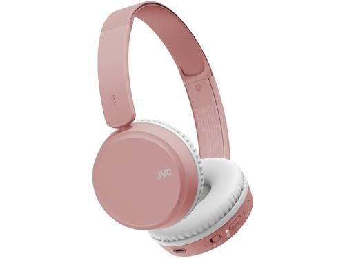 JVC - Auriculares con Diadema Inalámbricos Bluetooth, Color Rosa