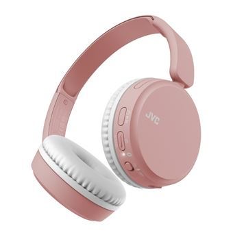 JVC - Auriculares con Diadema Inalámbricos Bluetooth, Color Rosa