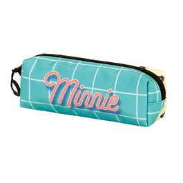 Disney Minnie Mouse Estuche Portatodo Cuadrado FAN 2.0 Cheese Azul 21x8x5.5 cm Capacidad 0.90 L Poliéster