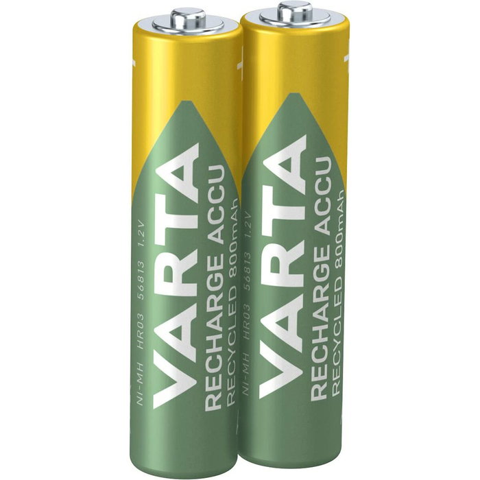 Varta Pilas Recargables AAA Ready2Use 800 mAh (Pack de 2) Varta Pilas Recargables AAA Ready2Use 800 mAh (Pack de 2)