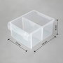 Workpro Organizador apilable de 4 cajones con cajones transparentes