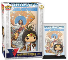 Funko Pop! Comic Covers - Wonder Woman 80th - (Rebirth) On Throne (03)