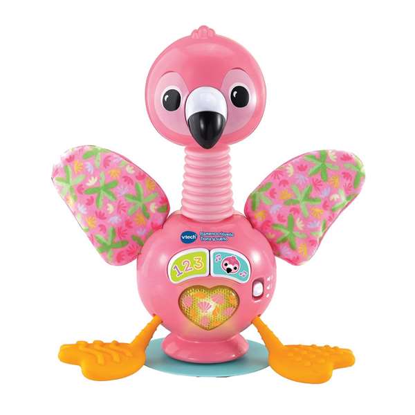 VTech Flamenco Risueño Trona y Sueño, Juguete Electrónico con Luz, Sonidos y Melodías para Bebés de 6 a 36 Meses VTech Flamenco Risueño Trona y Sueño, Juguete Electrónico con Luz, Sonidos y Melodías para Bebés de 6 a 36 Meses