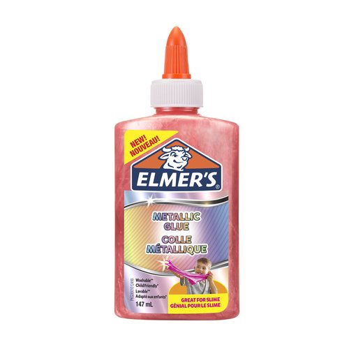 Cola Elmer´S Slime Metalico Lavable 147 Ml Rosa (Set de 3) Cola Elmer´S Slime Metalico Lavable 147 Ml Rosa (Set de 3)