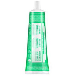 DR. BRONNER'S Dentífrico Toothpaste con Hierbabuena 140Gr, Natural, Orgánico, Sin Detergentes Sintéticos, Blanqueador, Vegano