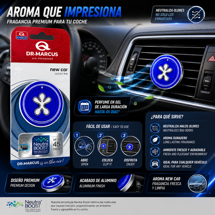 Drmarcus Lucky Pin Ambientador New Car Drmarcus Lucky Pin Ambientador New Car