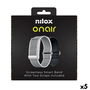 Pulsera de Actividad Nilox ONAIR Negro Plateado (5 Unidades)