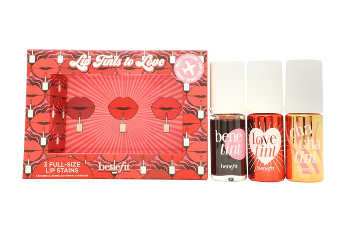 Benefit Lip Tints To Love Gift Set Mango, Fiery Red y Rose Benefit Lip Tints To Love Gift Set Mango, Fiery Red y Rose