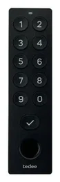 Tedee PRO Teclado Inalámbrico Bluetooth Negro Diseño Polaco