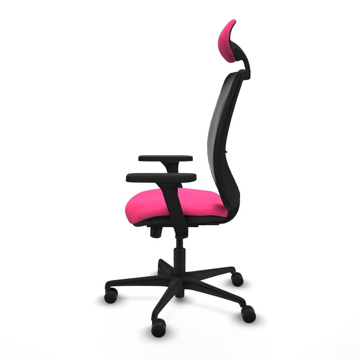 PIQUERAS Y CRESPO Silla de oficina Zulema Rosa y Negro PIQUERAS Y CRESPO Silla de oficina Zulema Rosa y Negro