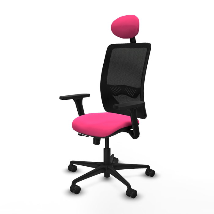 PIQUERAS Y CRESPO Silla de oficina Zulema Rosa y Negro PIQUERAS Y CRESPO Silla de oficina Zulema Rosa y Negro