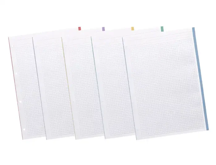Liderpapel Recambio A4 120 Hojas Cuadro 5 mm Colores Pasteles Liderpapel Recambio A4 120 Hojas Cuadro 5 mm Colores Pasteles