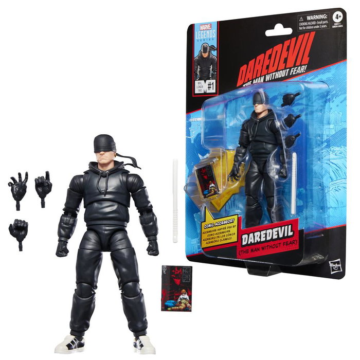 Hasbro Marvel Legends Series Figura de Acción Daredevil The Man Without Fear 15 cm Hasbro Marvel Legends Series Figura de Acción Daredevil The Man Without Fear 15 cm