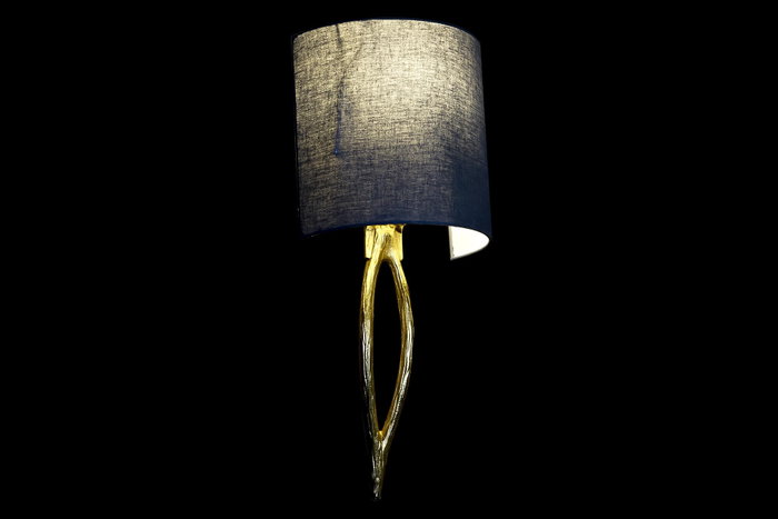 DKD Home Decor Lámpara Aplique Metal Dorado 30x16x60 cm