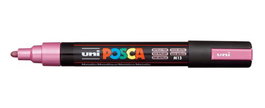 Uni ball POSCA Marcador PC-5M Punta Bala 1.8 - 2.5 mm Rosa Metálico